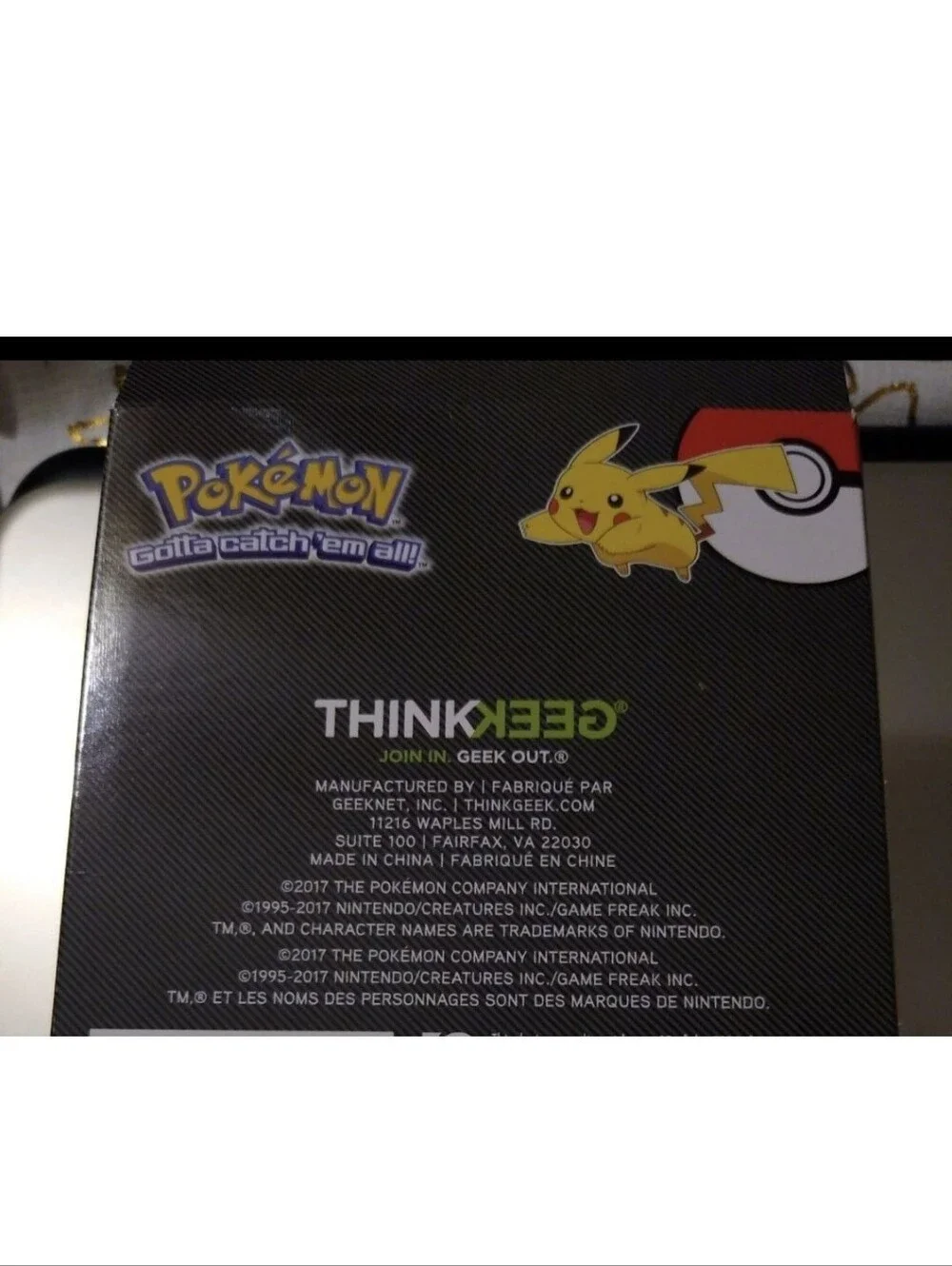 Pokemon Pikachu Universal USB Portable Phone Charger ThinkGeek Battery Pack New